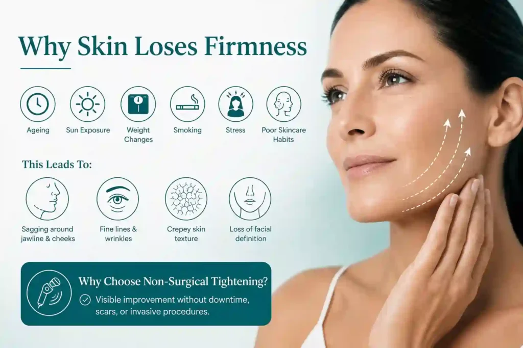 What Makes Skin Lose Firmness and Why Do People Seek Non-Surgical Tightening Llanelli?